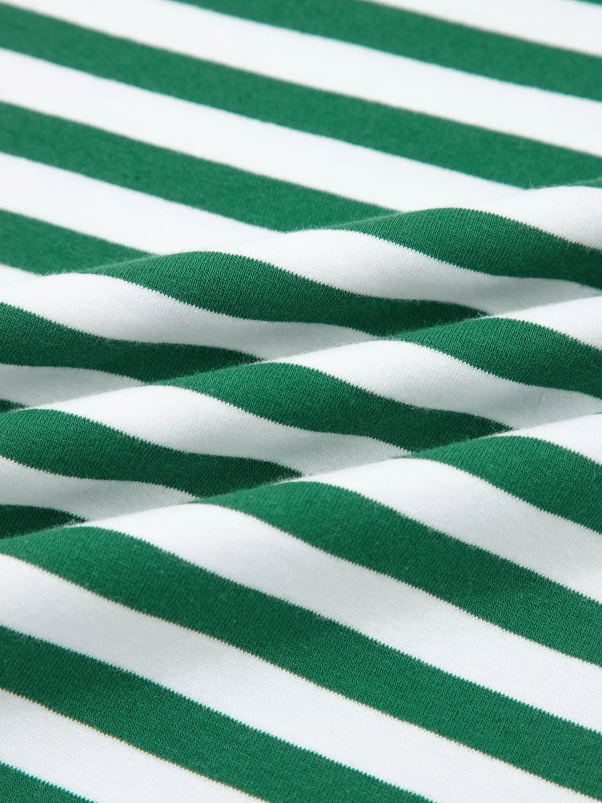 Stripe boxy tee and drawstring shorts coordinated detail