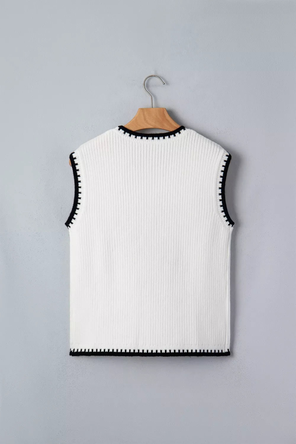 Rodeo cowboy sweater vest graphic detail