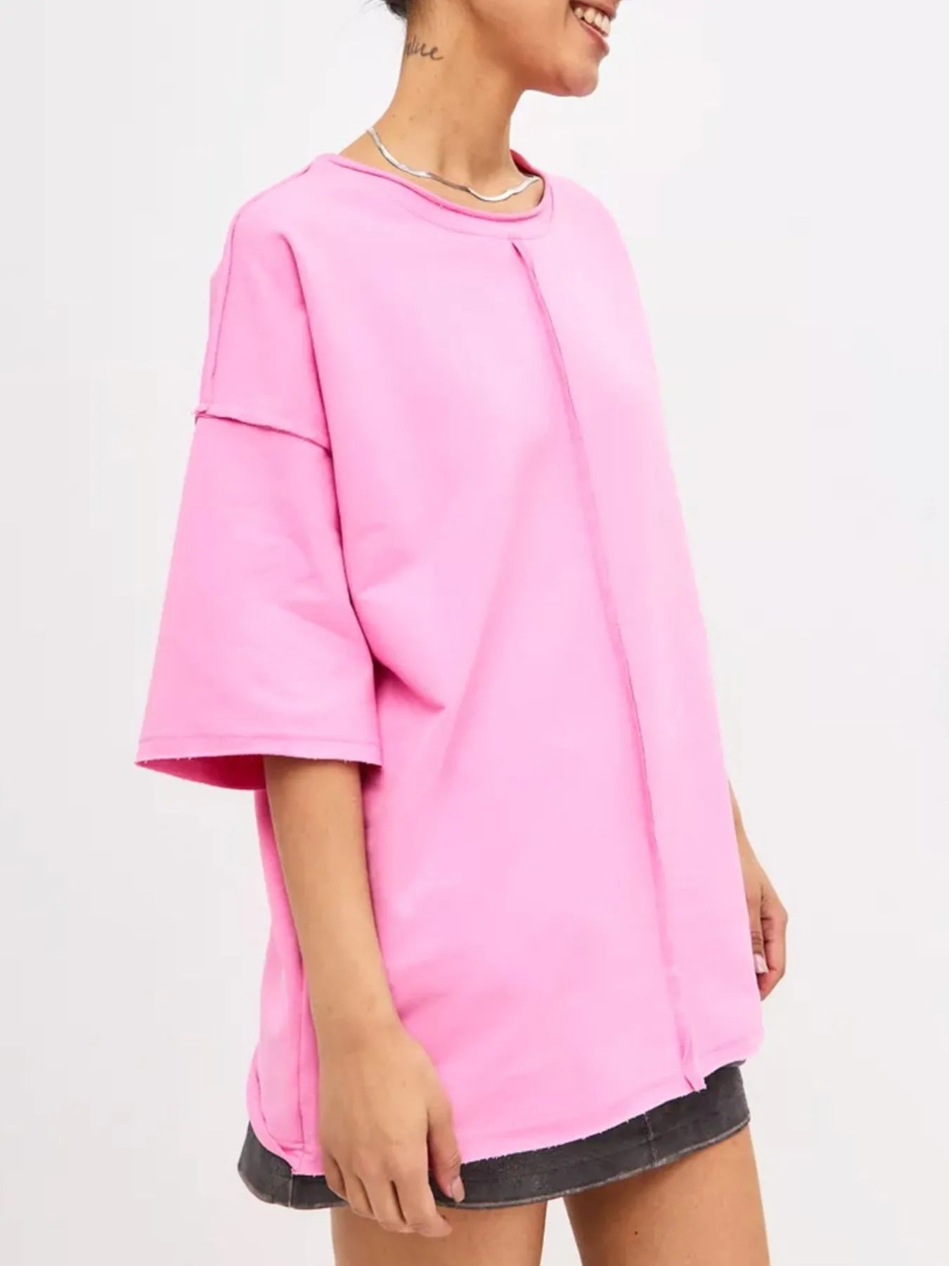 Round Neck Half Sleeve T-Shirt - Fashorio