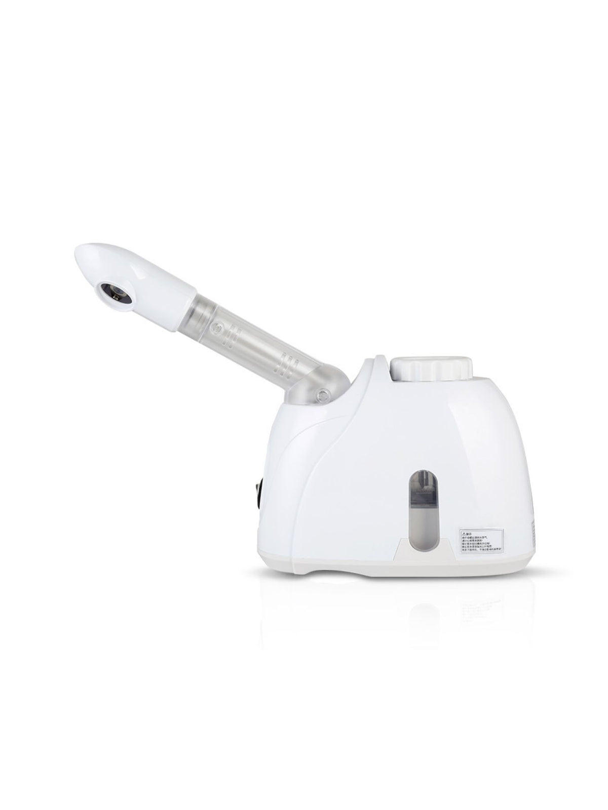 Facial steamer power button detail