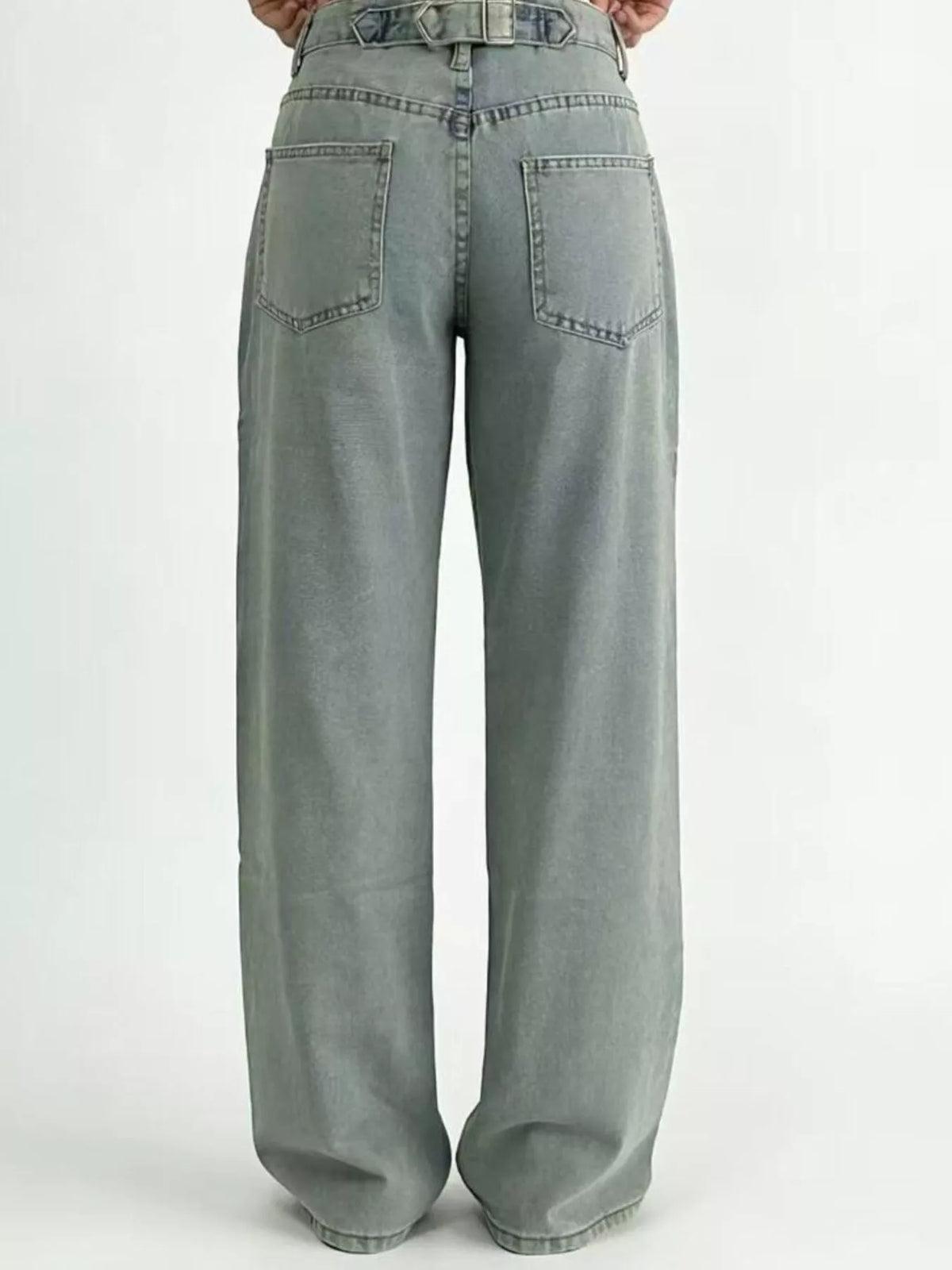 Wide Leg Washed Jeans, view 8