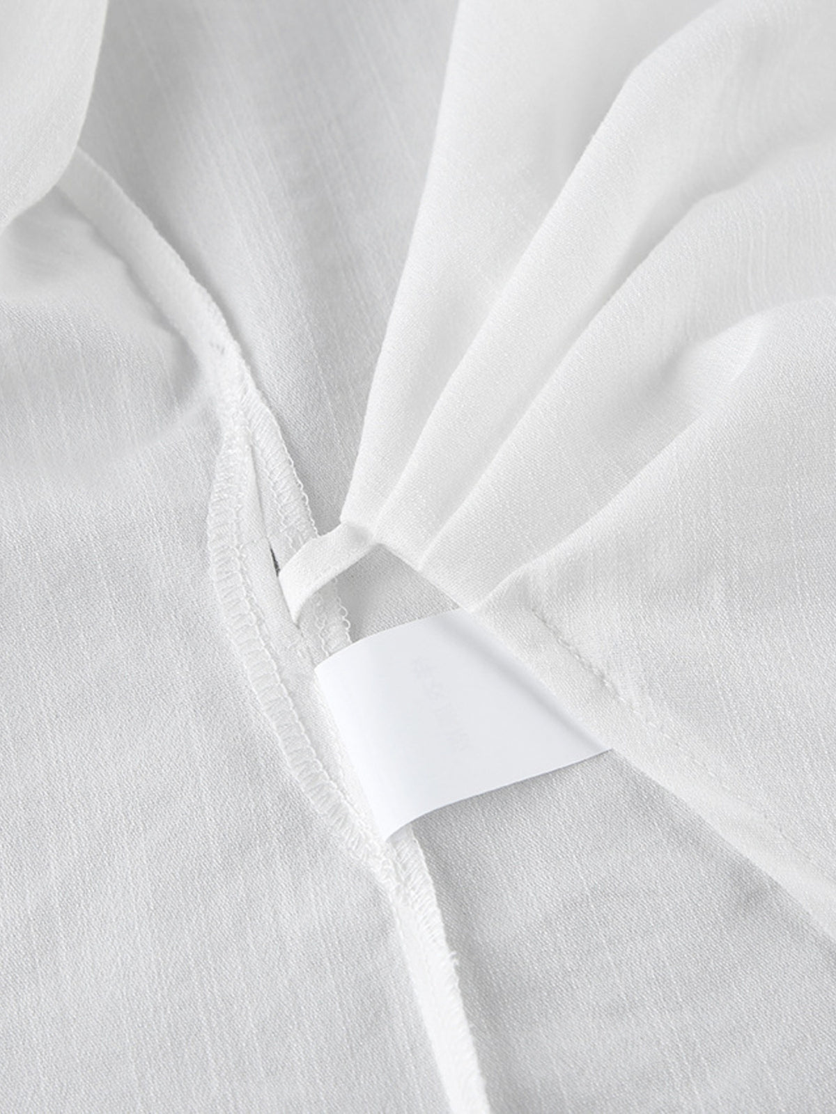 White two piece set outfit detail