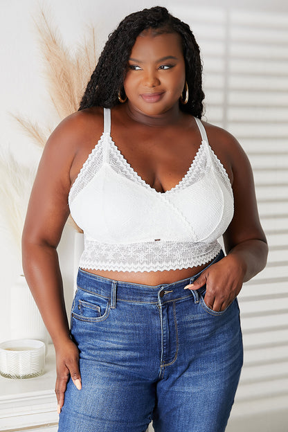 JadyK Skye Full Size Lace Bralette - Fashorio