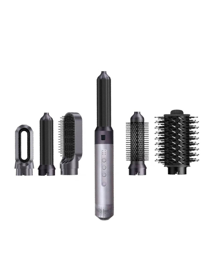 Gray 5 in 1 hot air brush set main view