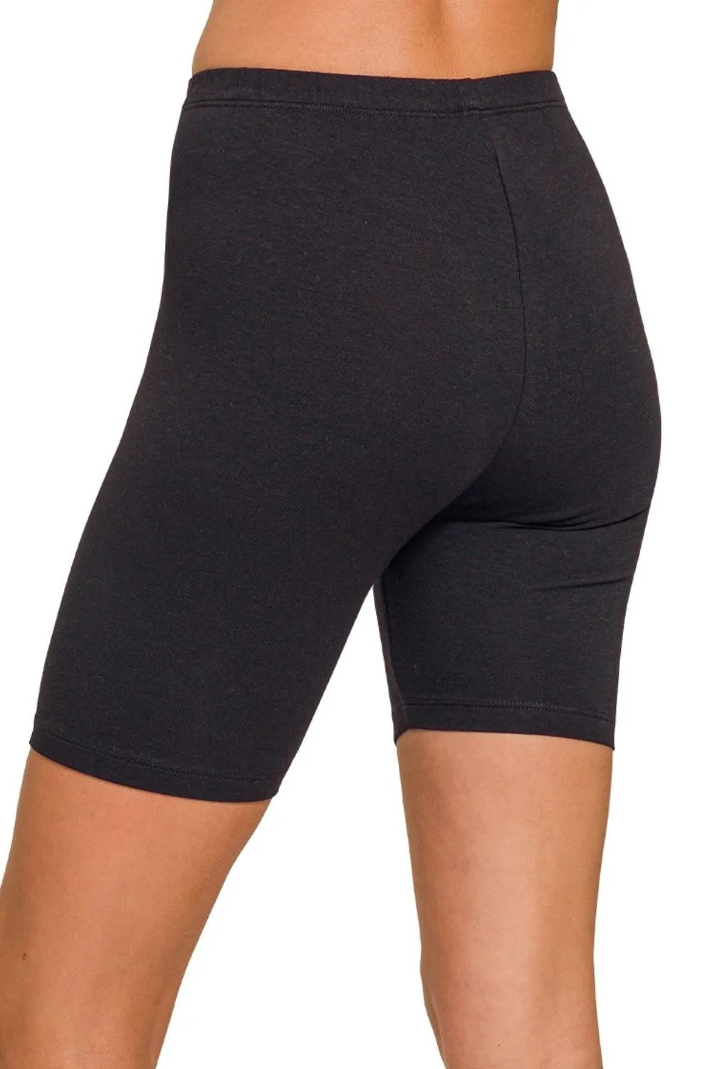 Zenana Premium Cotton Biker Shorts - Fashorio