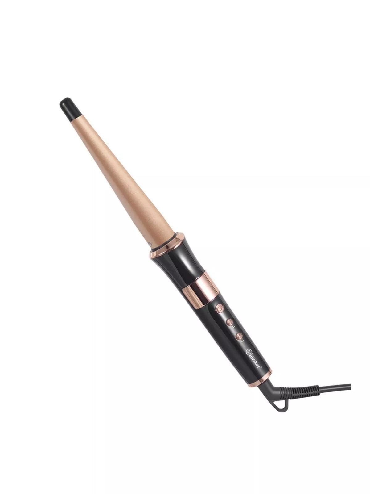 Curling iron barrel close up