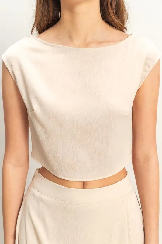 HYFVE Sleeveless Top and Maxi Skirt Set - Fashorio