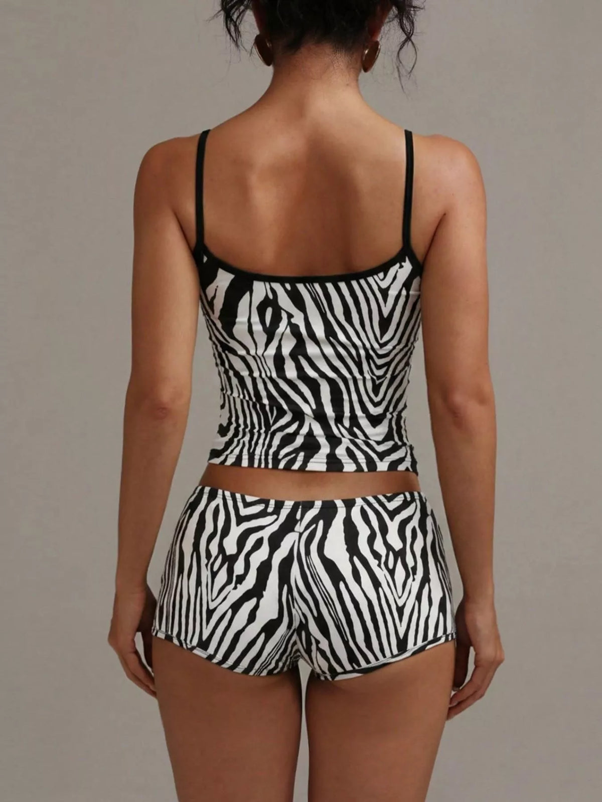 Animal print set styling detail