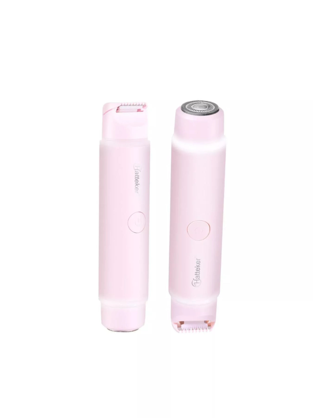 Epilator in purple front view