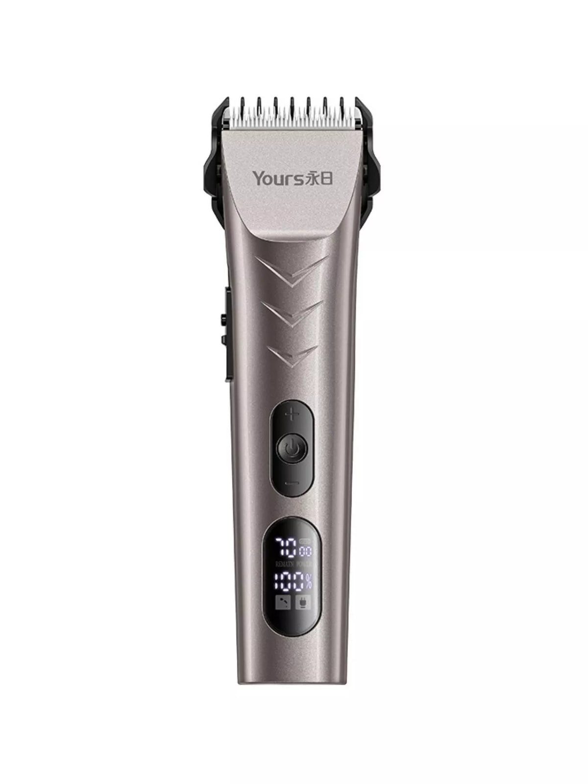 Silver electric waterproof hair clipper