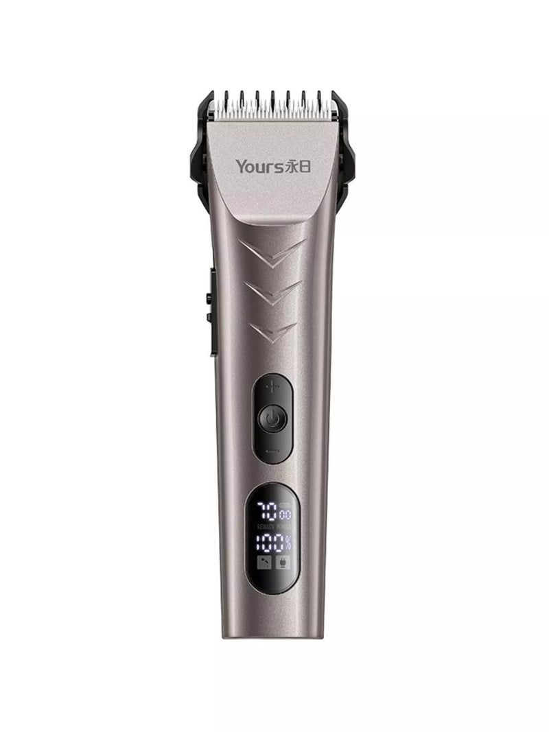 Silver electric waterproof hair clipper