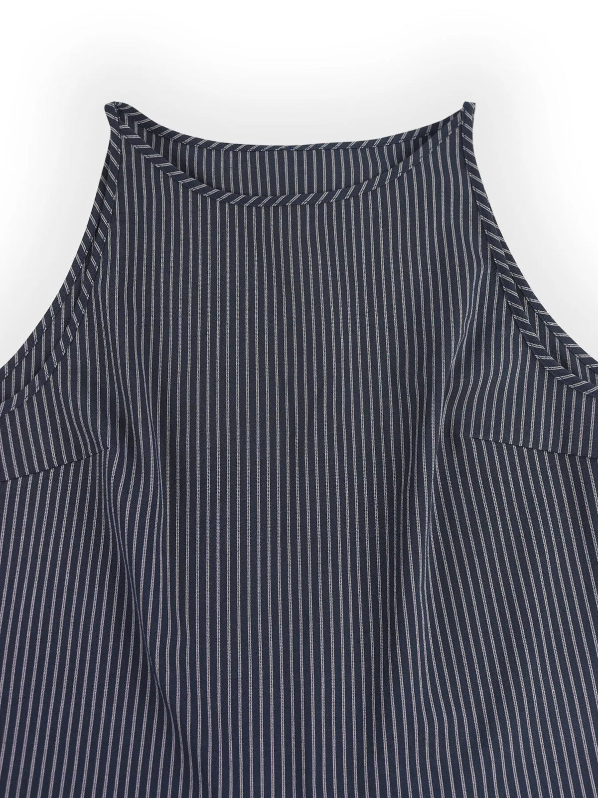 Striped Sleeveless Top and Wide Leg Pants Set, view 11