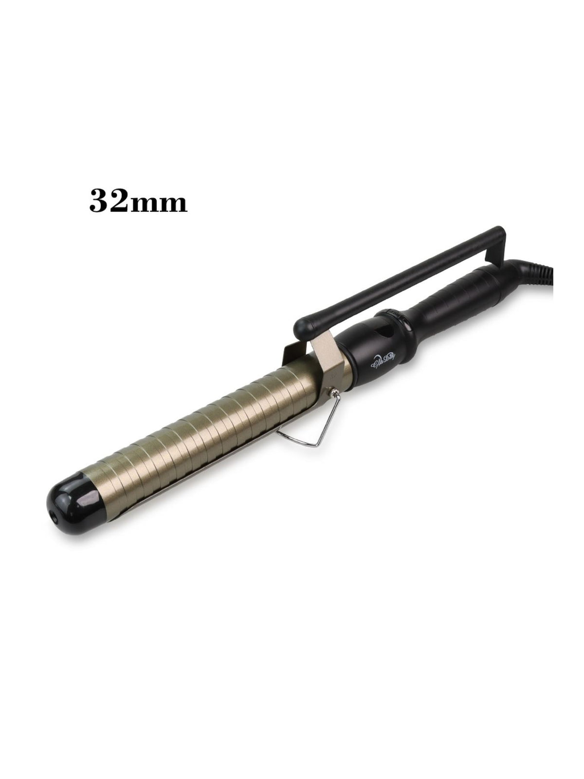 Ceramic barrel curling iron full view