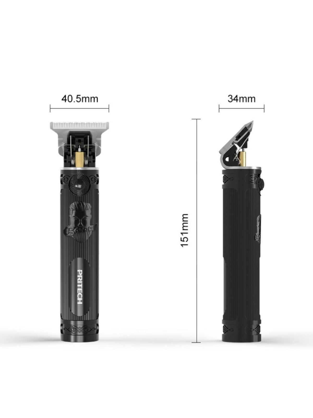 Hair clipper held in hand