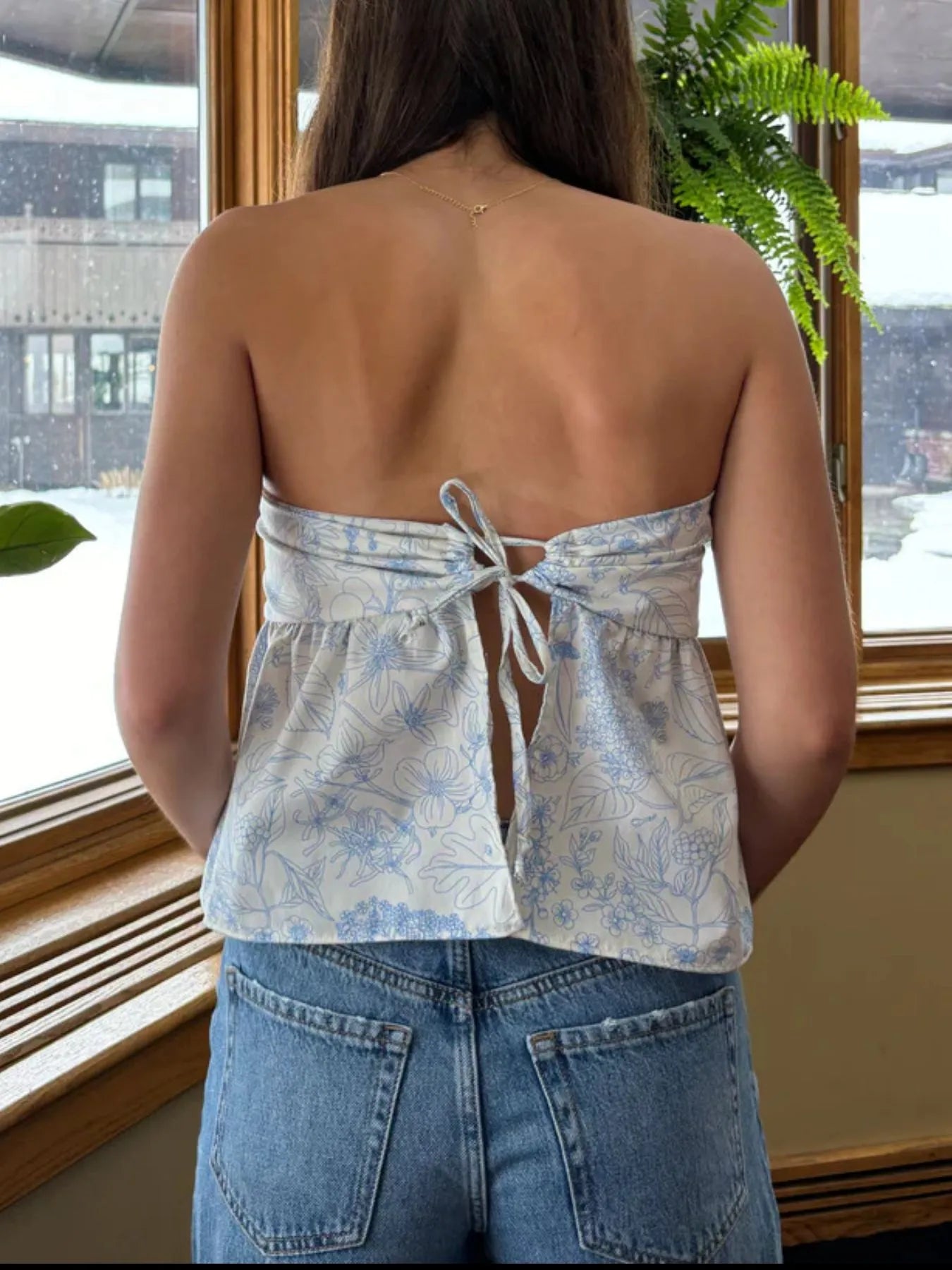 Tie Back Tube Top - Fashorio