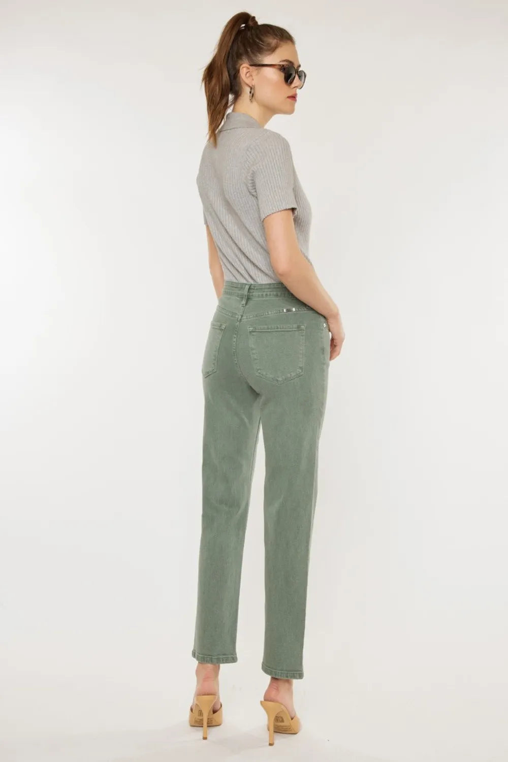 Kancan Ultra High Rise Straight Jeans - Fashorio