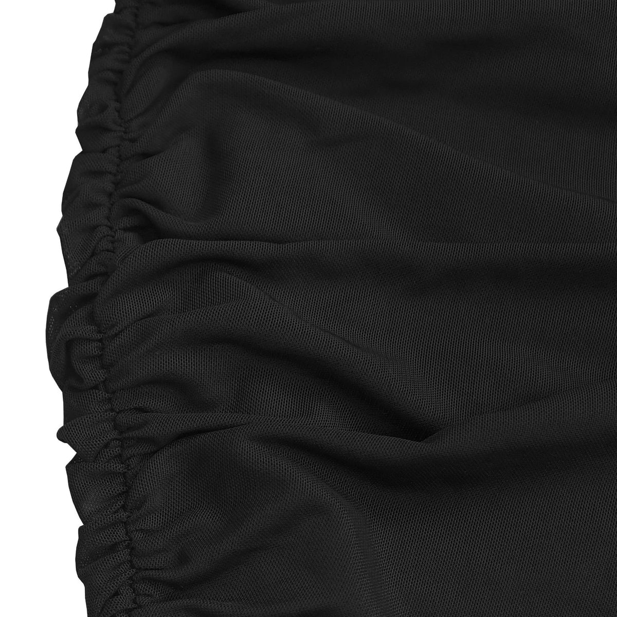 One shoulder ruched bodycon maxi dress side view
