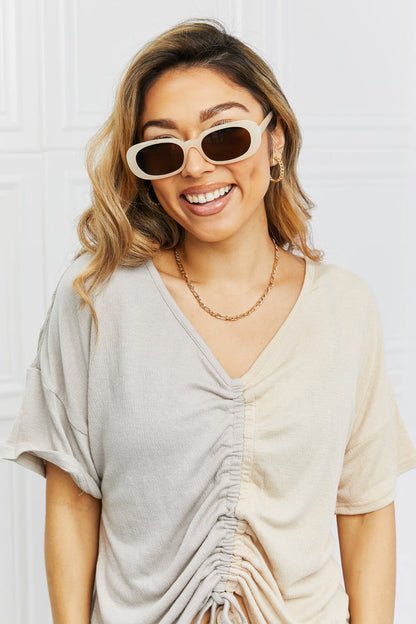 Oval Full Rim Sunglasses - Fashorio