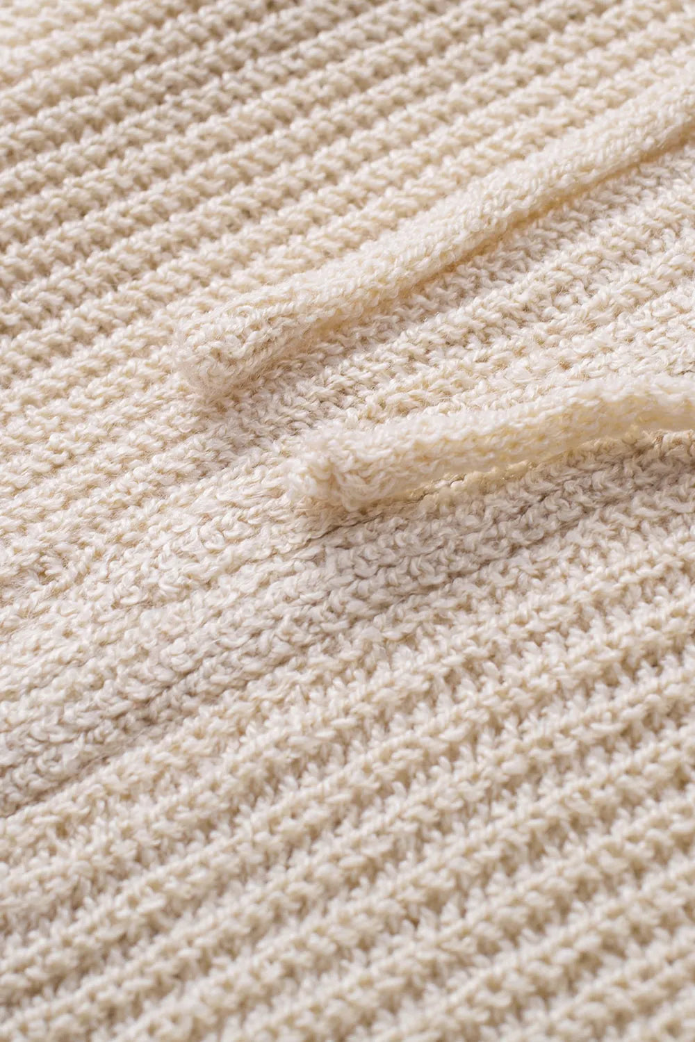 Distressed Zip Up Drawstring Hooded Cardigan - Fashorio