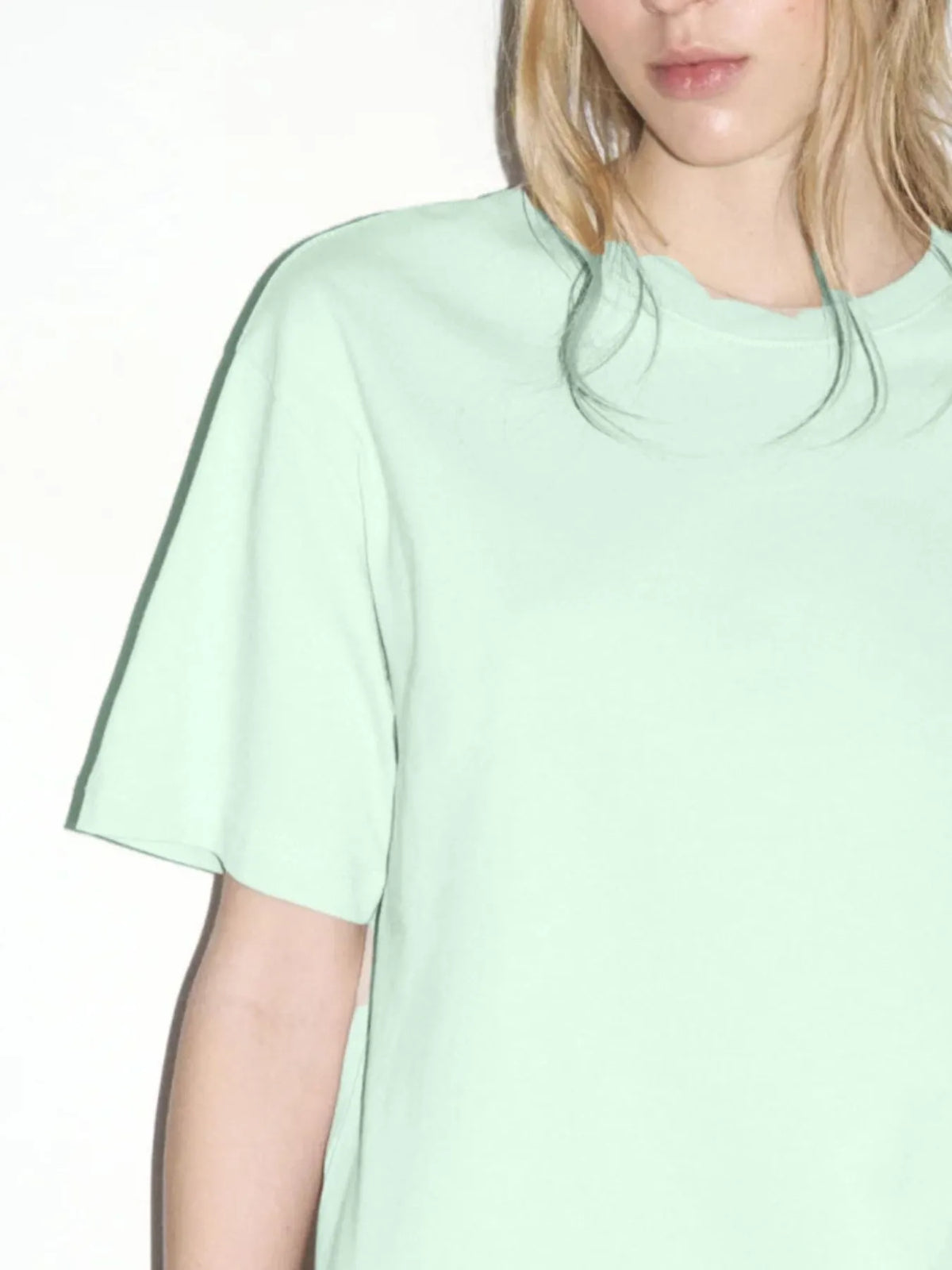 Oversized Round Neck Short Sleeve Top, view 5