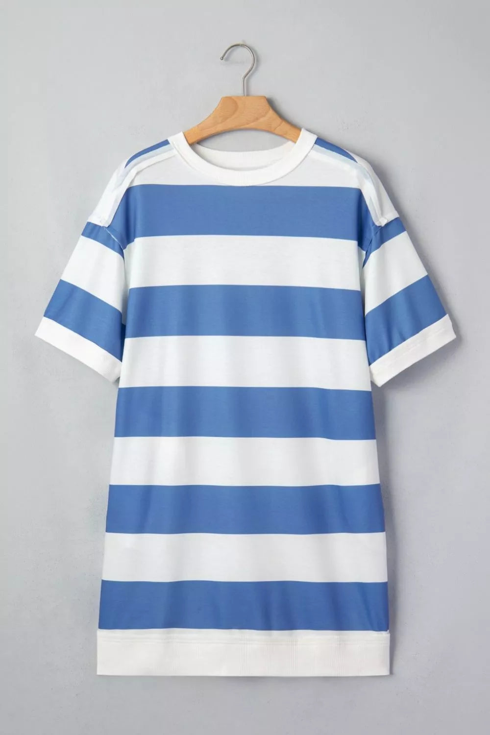 Striped dress detail view