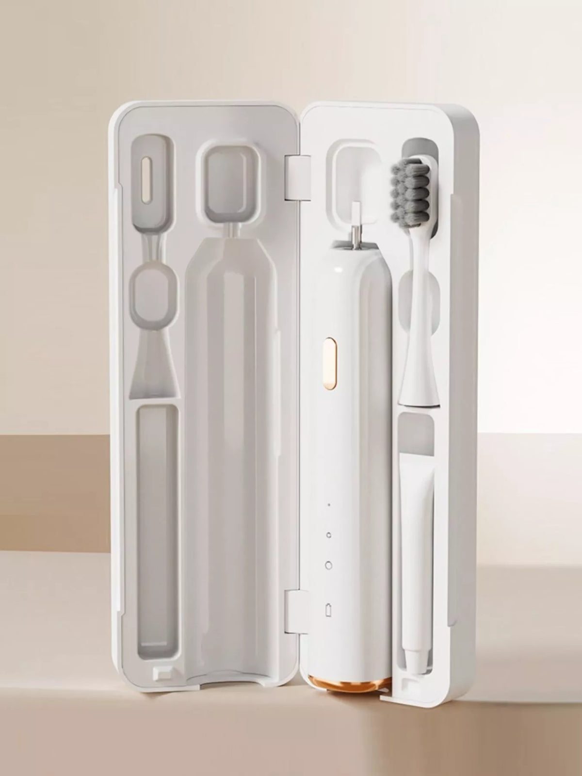 Electric toothbrush light blue