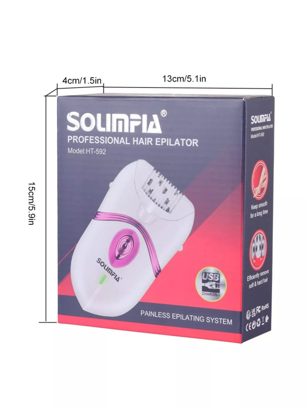 Painless epilator full product overview