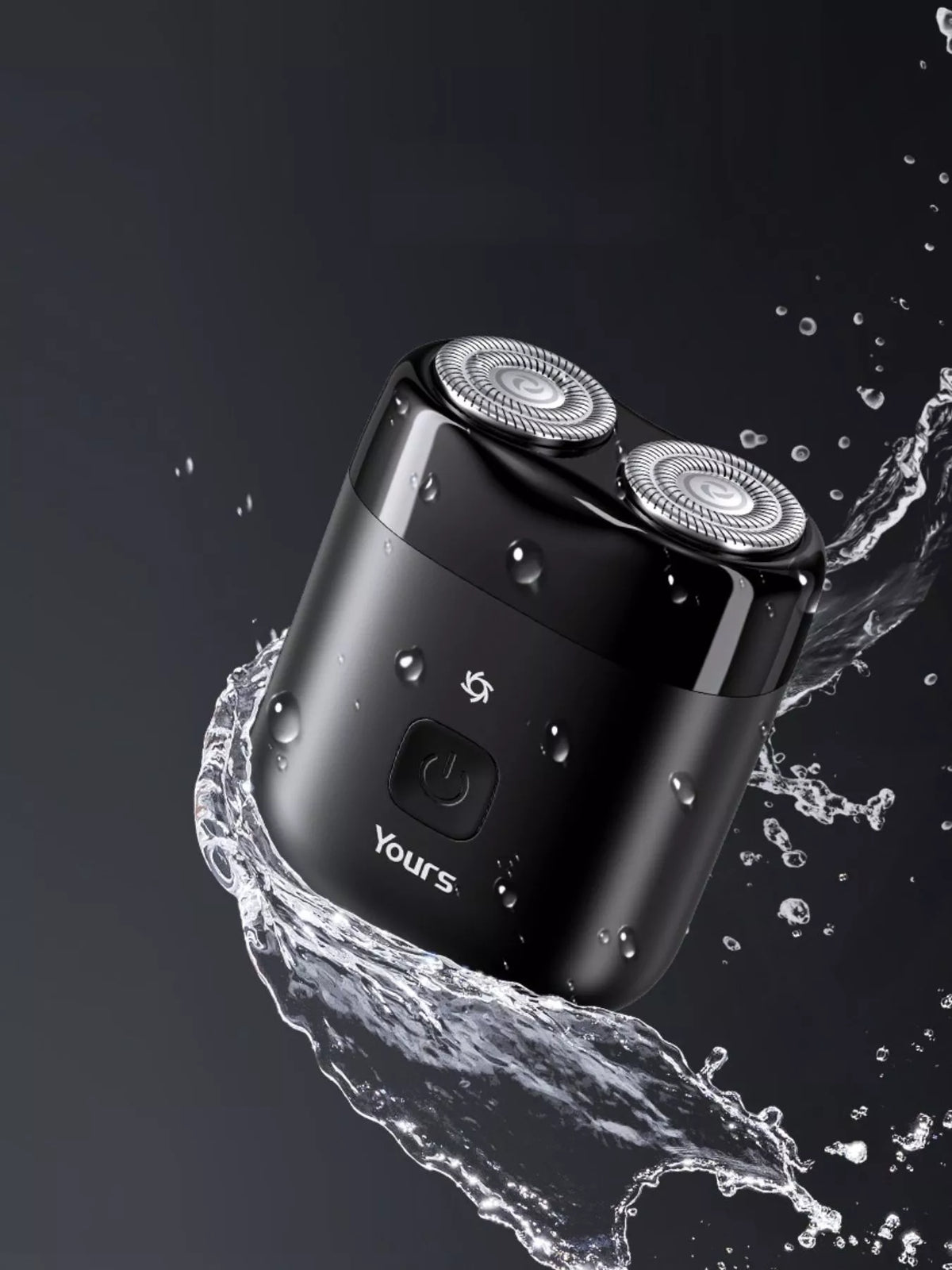 Portable waterproof electric shaver full view