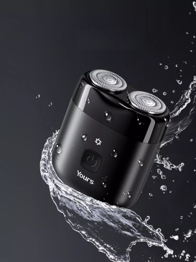 Portable waterproof electric shaver full view
