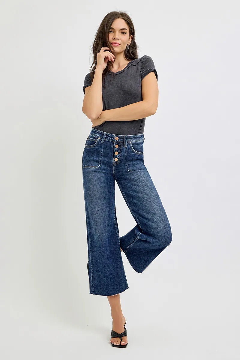 RISEN high rise jeans styled outfit