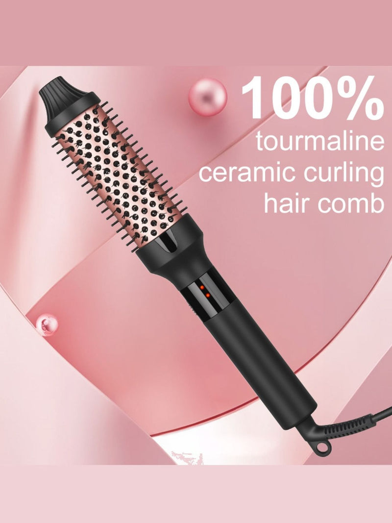 3 in 1 ceramic curling hot air brush front view