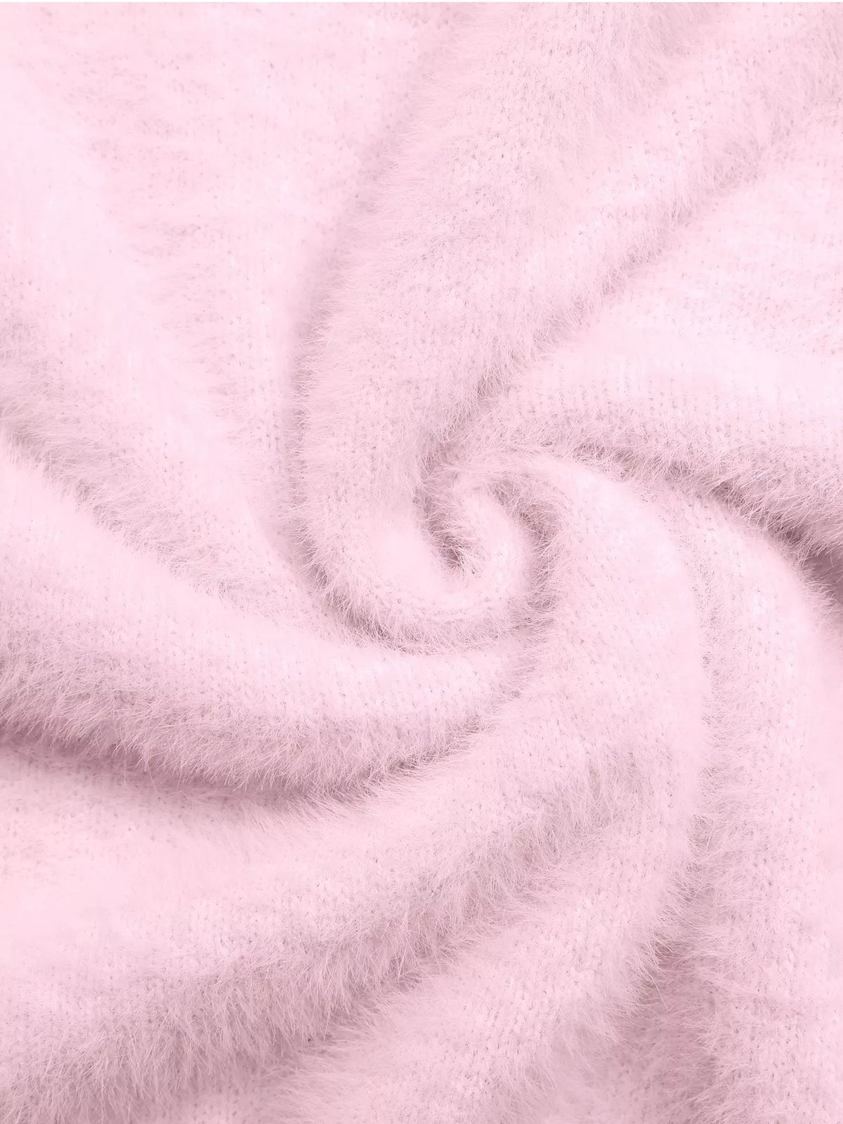 Fluffy Soft Knit Long Sleeve Sweater, view 11
