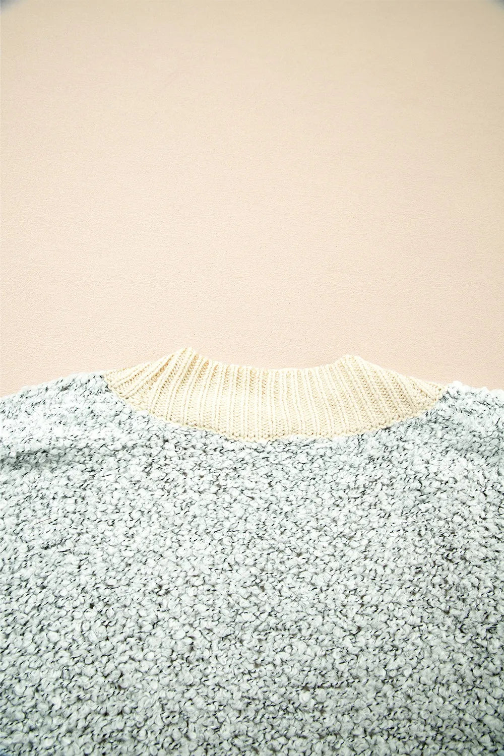 Color Block Side Pockets Open Front Cardigan - Fashorio