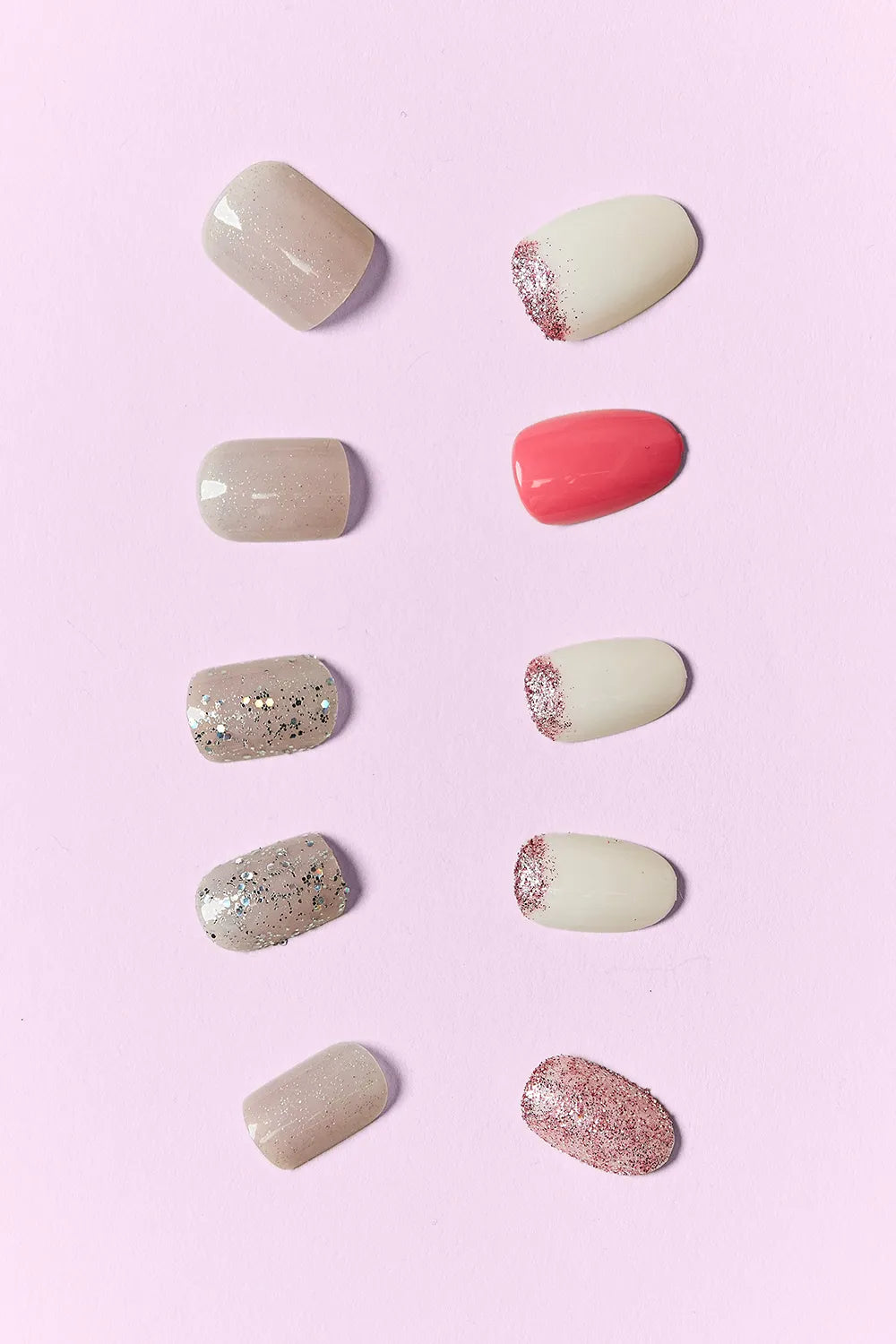 Press on nails shape detail