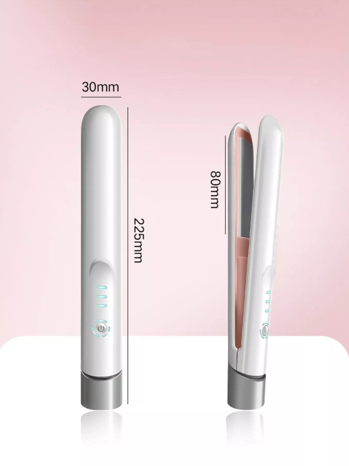 2 in 1 straightener held in hand