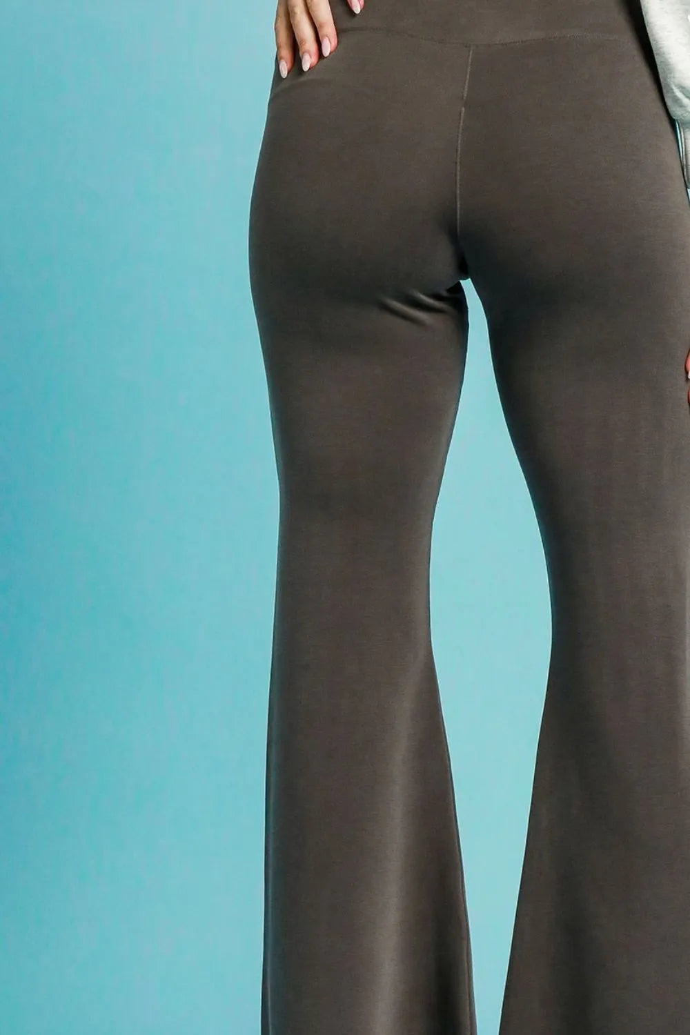 Umgee High-Waisted Flare Leggings - Fashorio