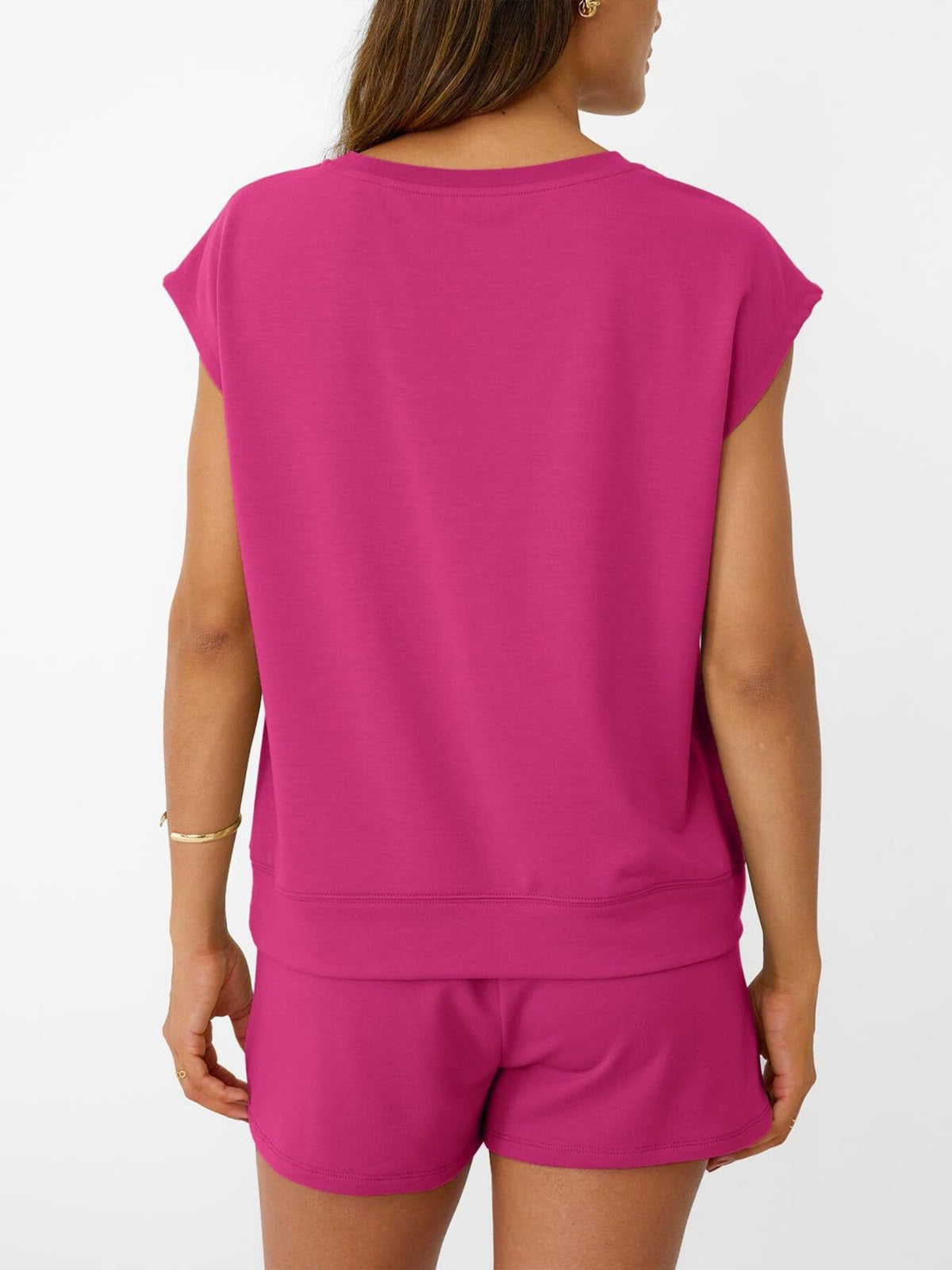 Cap sleeve set coordinated view