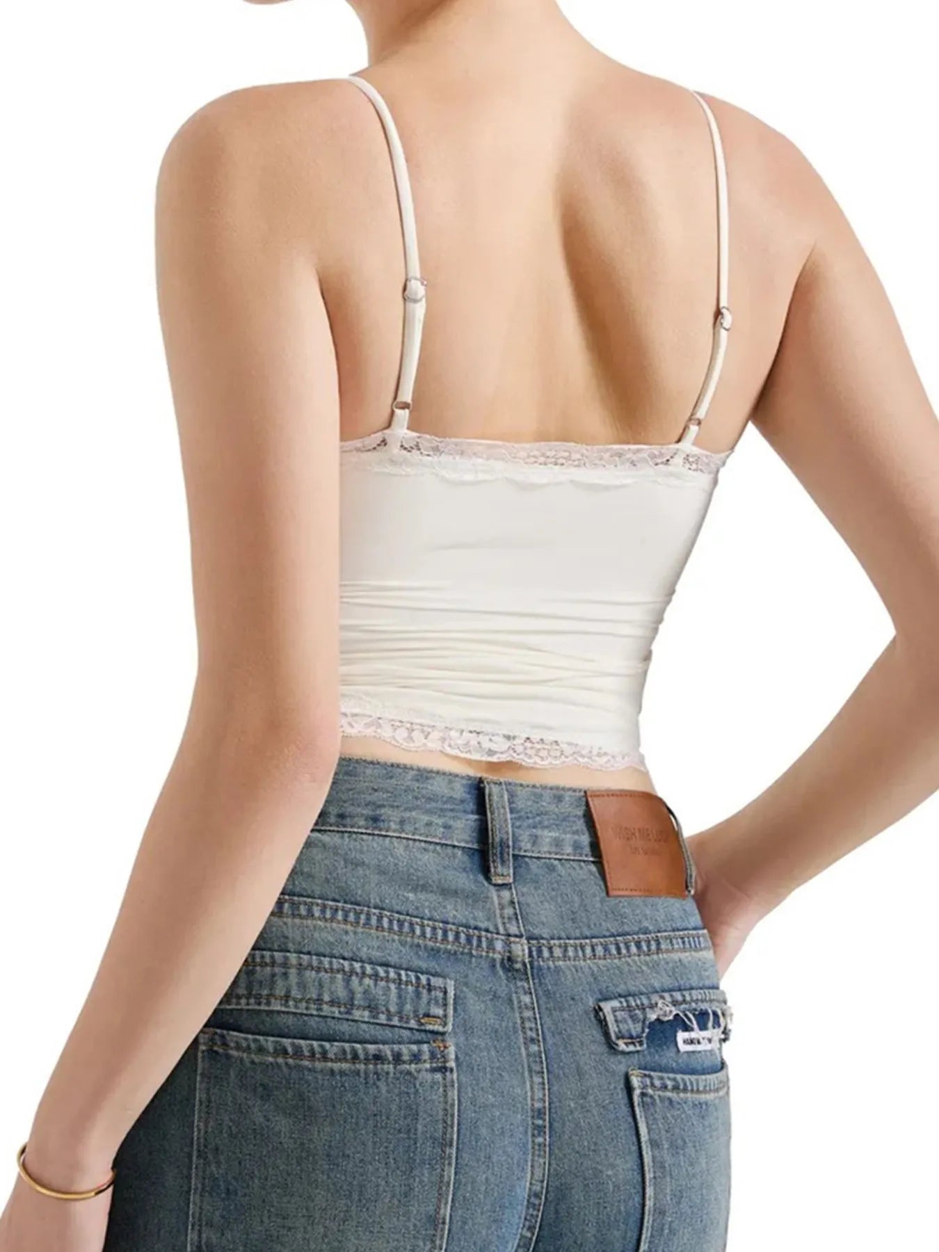 Lace Trim Cami Top - Fashorio