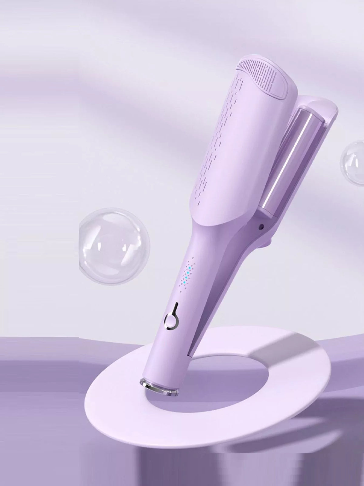 Straightening comb power button