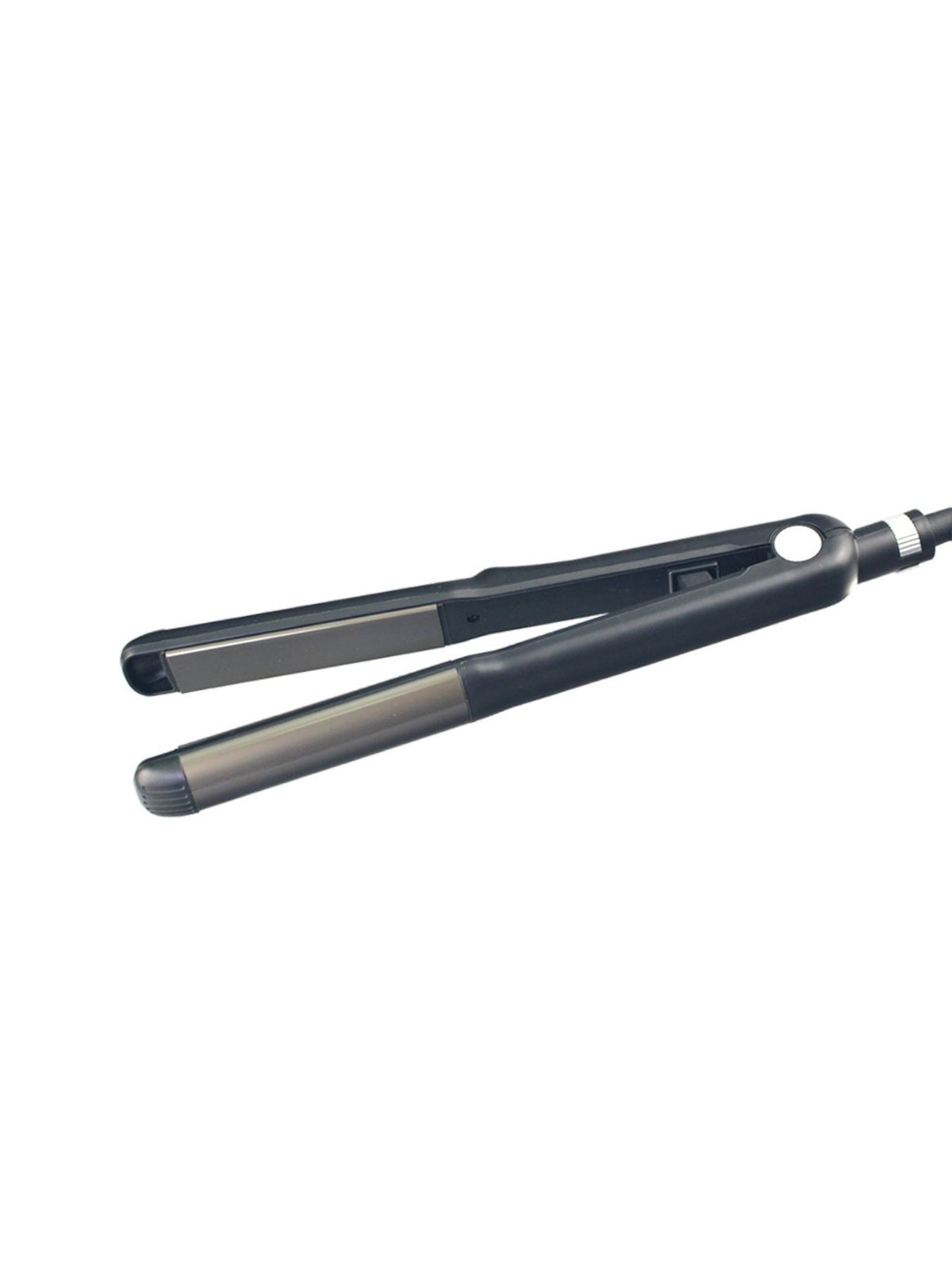 Straightener styling straight hair