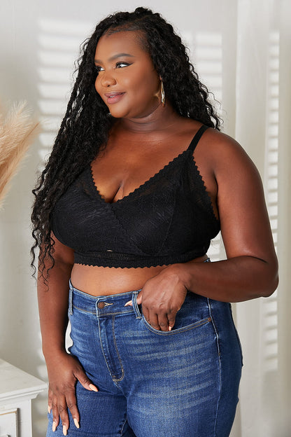 JadyK Skye Full Size Lace Bralette - Fashorio