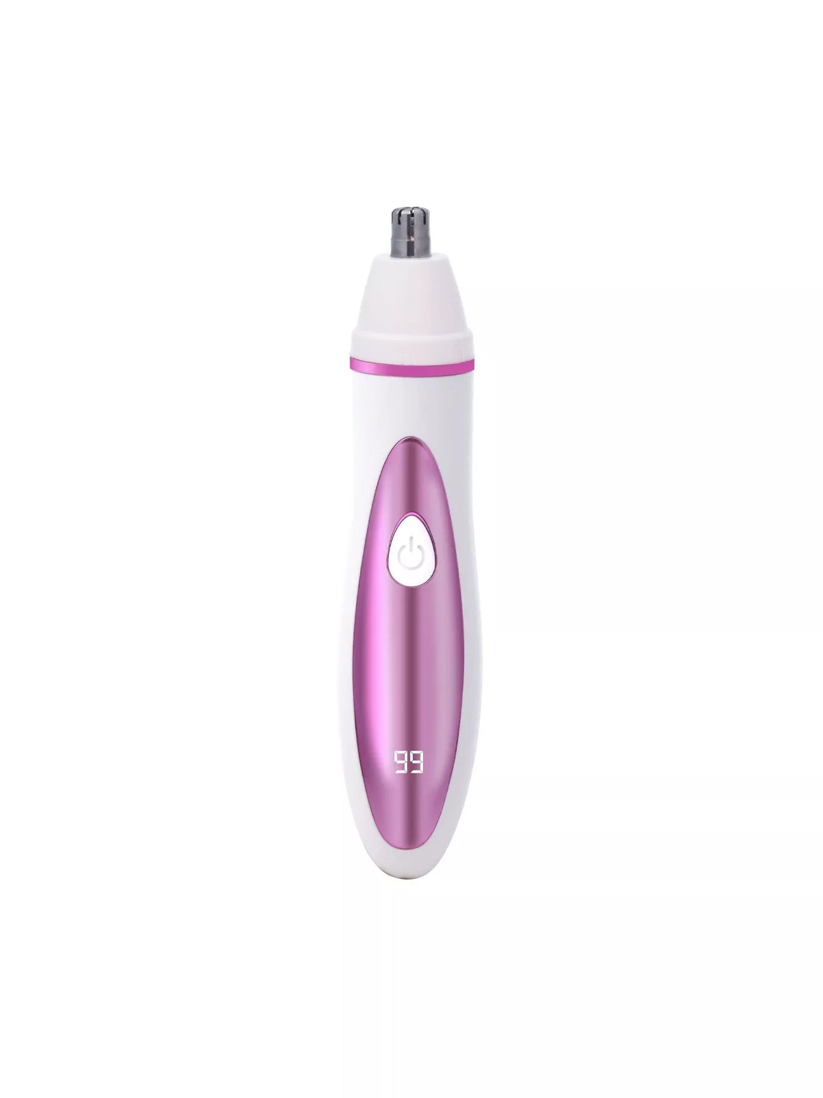 Hair remover held in hand