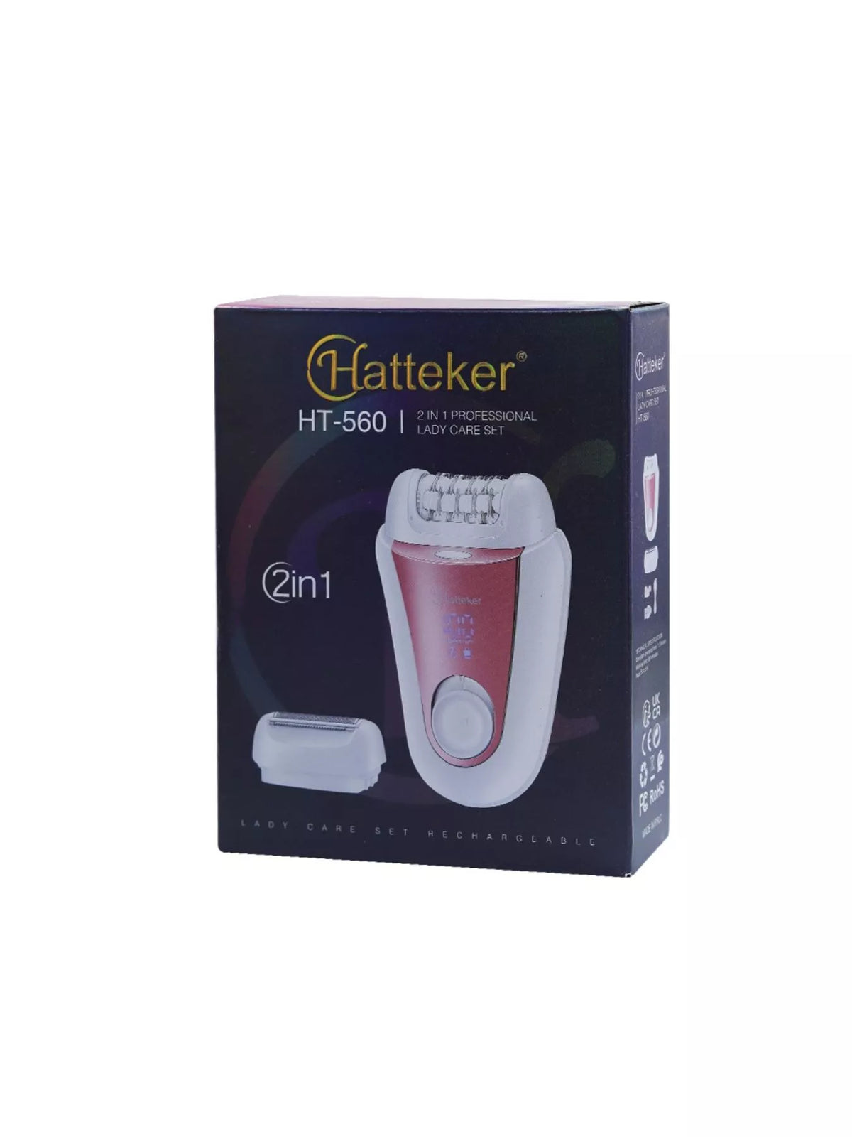Epilator in travel bag