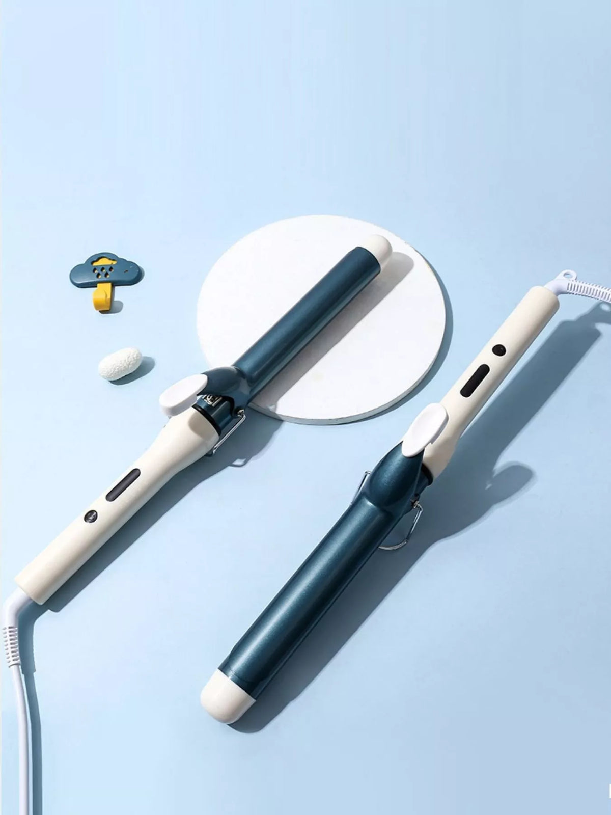 Ceramic curling wand full view