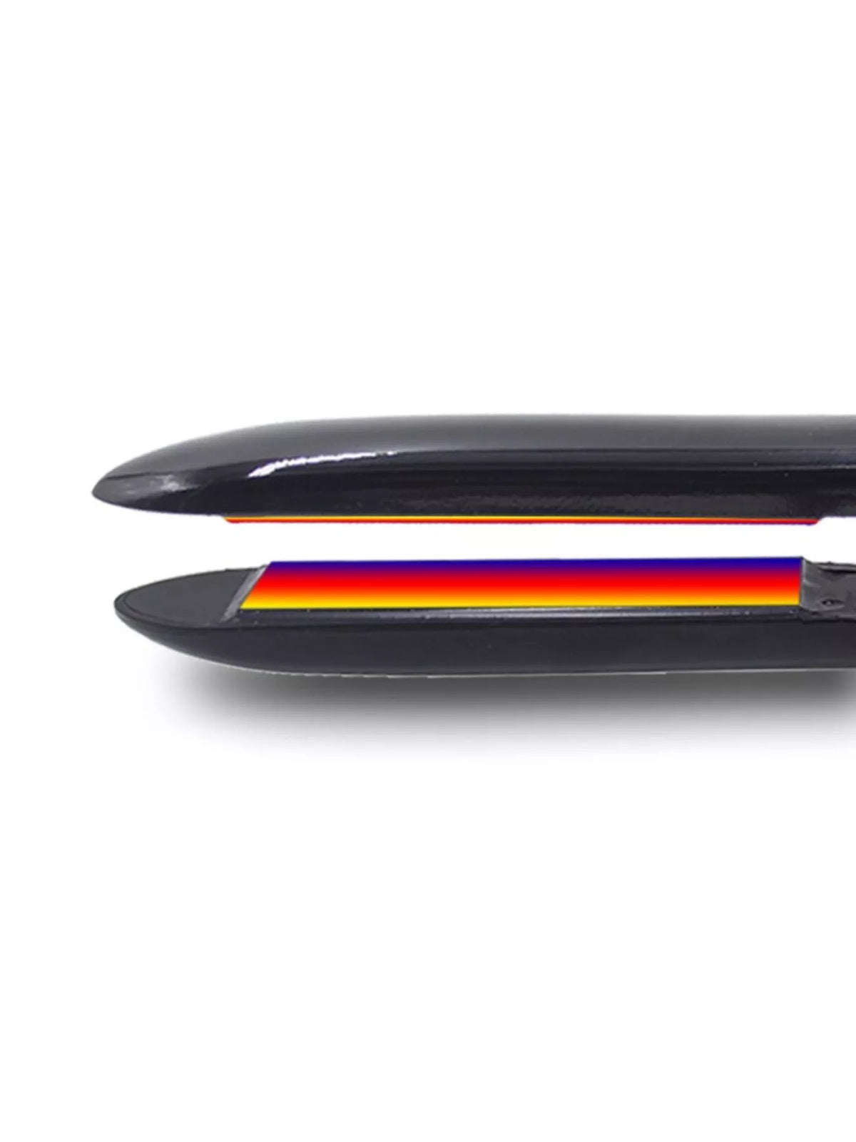 Hair straightener temperature control display