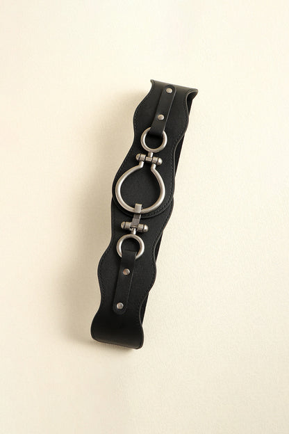 PU Leather Zinc Alloy Buckle Belt - Fashorio