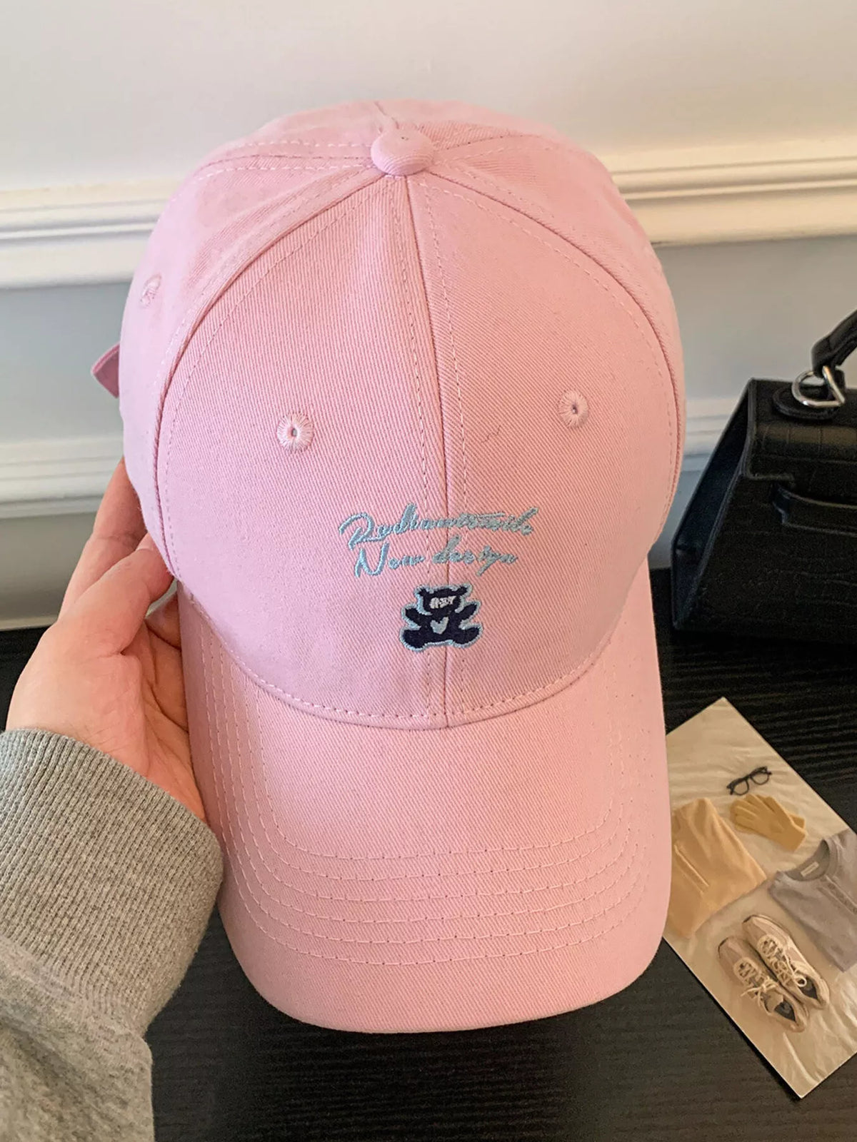 Colour range of the Monarch Millinery washed baseball cap