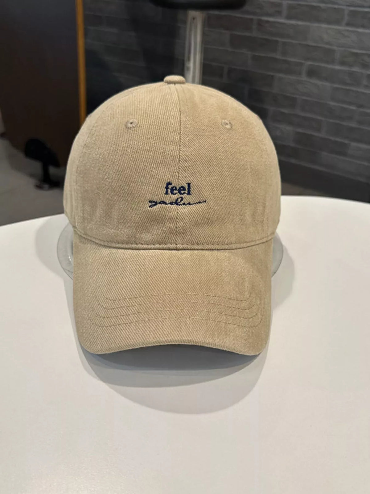 Cotton cap shown in alternate colorway