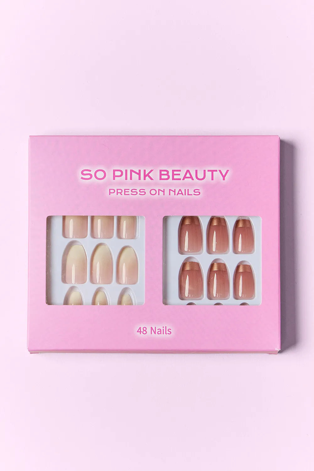 Press on nails Naturistic design