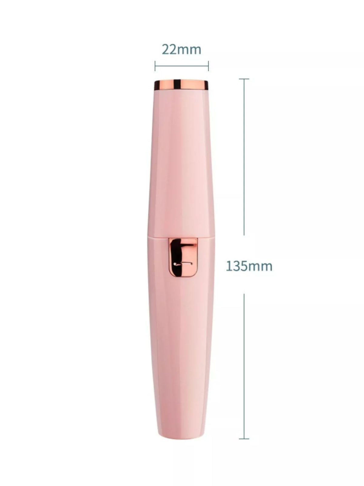 Portable painless epilator on white background